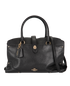 Mercer Satchel, &pound;150, Handbags, Black, Leather, Front view